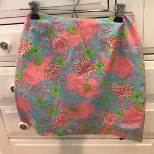Lilly Pulitzer’s Skirt sz 2 so cute!  18 in length